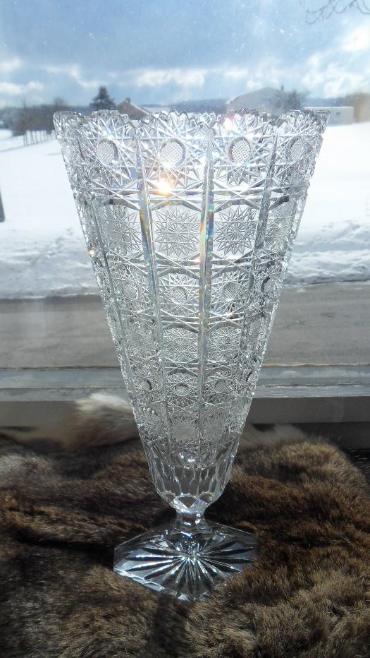 Bleikristallvase Bleikristallvase