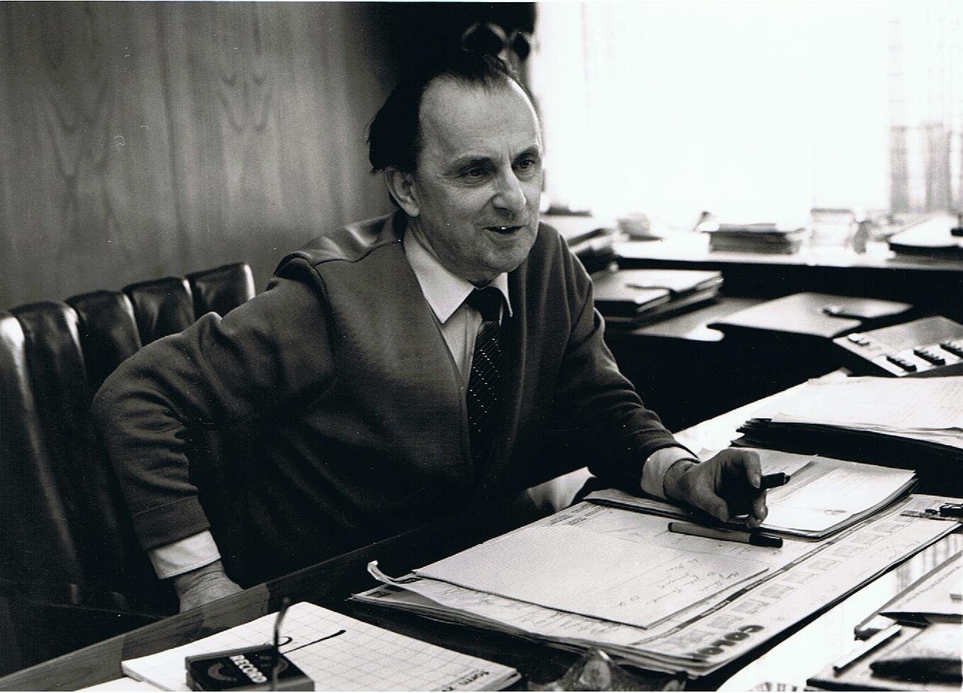 Edmund Pech als Betriebsdirektor in Olbernhau Edmund Pech als Betriebsdirektor in Olbernhau