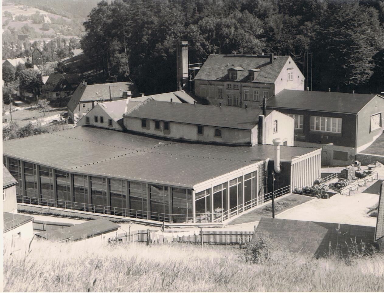 Neue Produktionshalle ab 1971 Neue Produktionshalle ab 1971