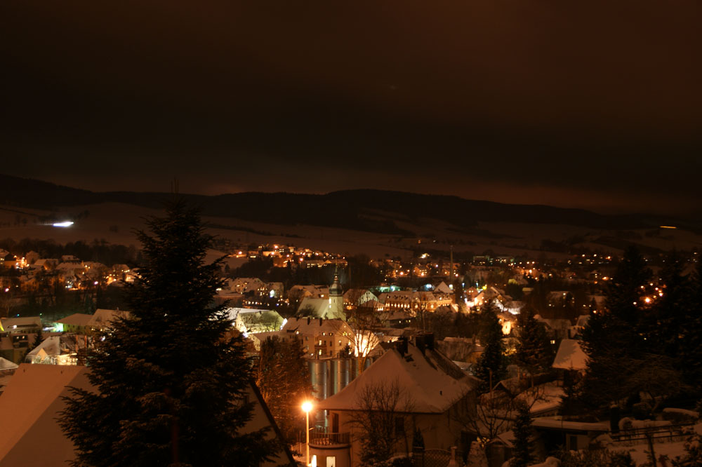 Weihnachten in Olbernhau Winterabend in Olbernhau